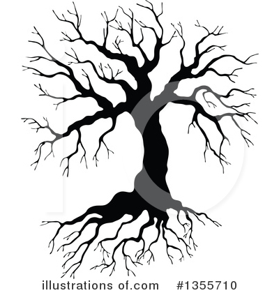 Bare Tree Clipart #1355710 by Vector Tradition SM