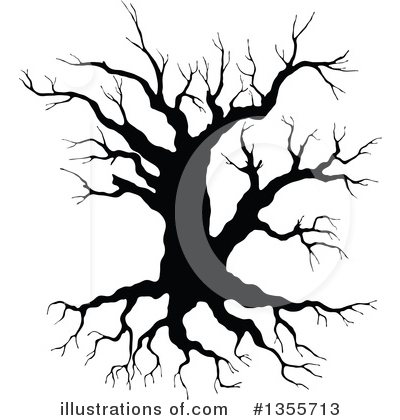 Royalty-Free (RF) Bare Tree Clipart Illustration by Vector Tradition SM - Stock Sample #1355713