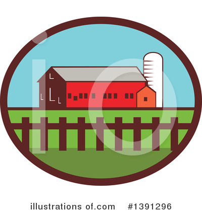 Barn Clipart #1391296 by patrimonio