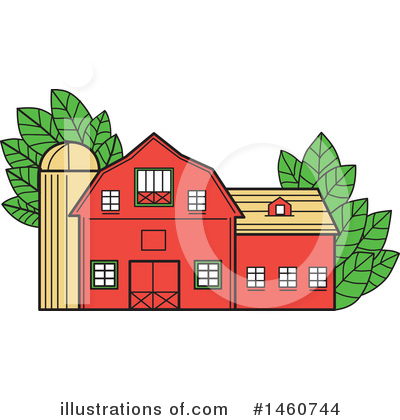 Royalty-Free (RF) Barn Clipart Illustration by patrimonio - Stock Sample #1460744