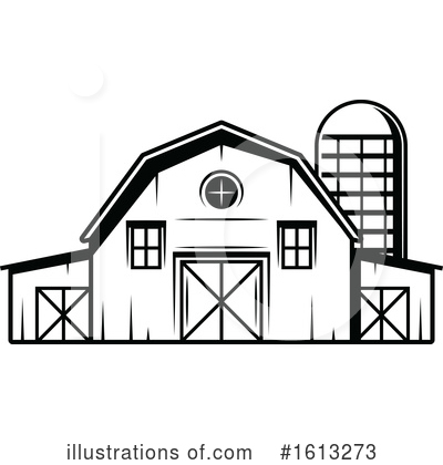 Royalty-Free (RF) Barn Clipart Illustration by Vector Tradition SM - Stock Sample #1613273