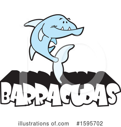 Barracuda Clipart #1595702 by Johnny Sajem