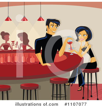 Royalty-Free (RF) Bartender Clipart Illustration by Amanda Kate - Stock Sample #1107077