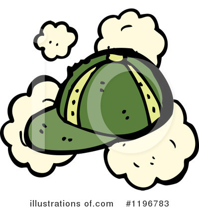 Royalty-Free (RF) Baseball Cap Clipart Illustration by lineartestpilot - Stock Sample #1196783