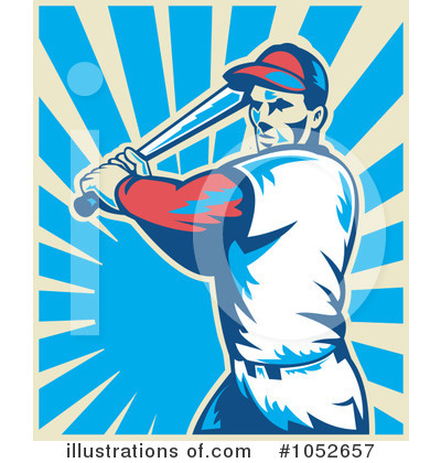 Royalty-Free (RF) Baseball Clipart Illustration by patrimonio - Stock Sample #1052657