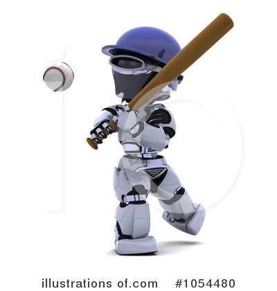 Royalty-Free (RF) Baseball Clipart Illustration by KJ Pargeter - Stock Sample #1054480