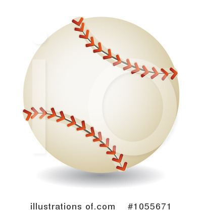 Royalty-Free (RF) Baseball Clipart Illustration by MilsiArt - Stock Sample #1055671