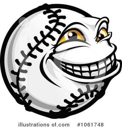 Royalty-Free (RF) Baseball Clipart Illustration by Vector Tradition SM - Stock Sample #1061748