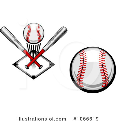 Royalty-Free (RF) Baseball Clipart Illustration by Vector Tradition SM - Stock Sample #1066619