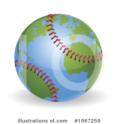 Softball Clipart #1067259 by AtStockIllustration