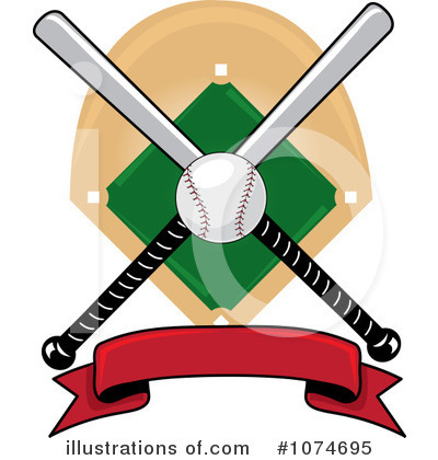 Royalty-Free (RF) Baseball Clipart Illustration by Pams Clipart - Stock Sample #1074695