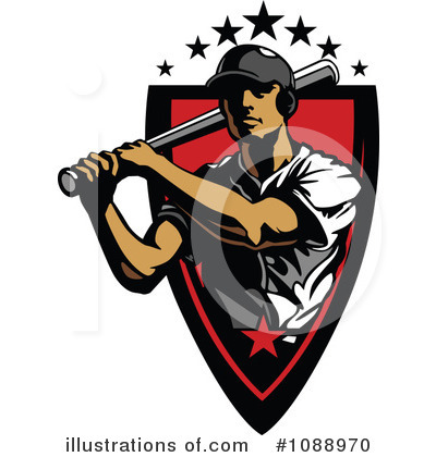 Royalty-Free (RF) Baseball Clipart Illustration by Chromaco - Stock Sample #1088970