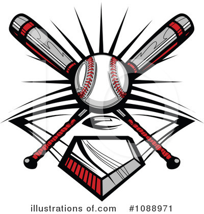 Royalty-Free (RF) Baseball Clipart Illustration by Chromaco - Stock Sample #1088971