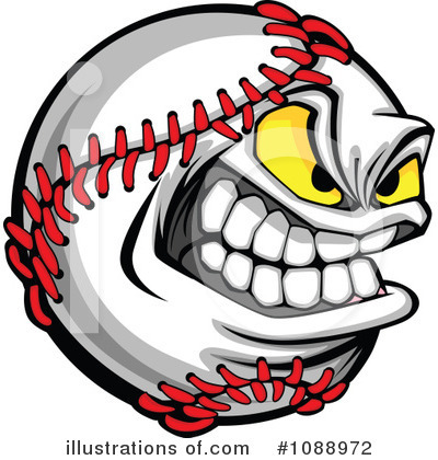 Royalty-Free (RF) Baseball Clipart Illustration by Chromaco - Stock Sample #1088972