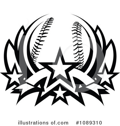 Royalty-Free (RF) Baseball Clipart Illustration by Chromaco - Stock Sample #1089310