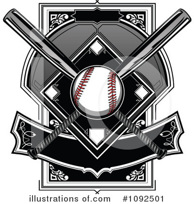 Royalty-Free (RF) Baseball Clipart Illustration by Chromaco - Stock Sample #1092501