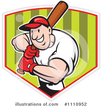 Royalty-Free (RF) Baseball Clipart Illustration by patrimonio - Stock Sample #1110952