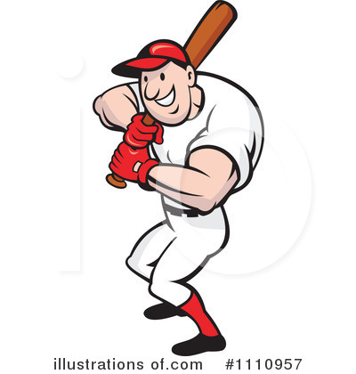 Royalty-Free (RF) Baseball Clipart Illustration by patrimonio - Stock Sample #1110957
