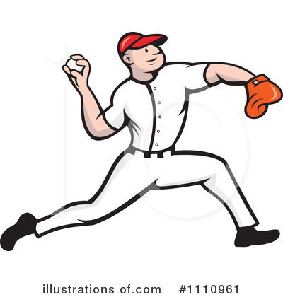 Royalty-Free (RF) Baseball Clipart Illustration by patrimonio - Stock Sample #1110961