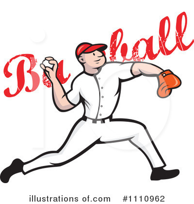 Royalty-Free (RF) Baseball Clipart Illustration by patrimonio - Stock Sample #1110962