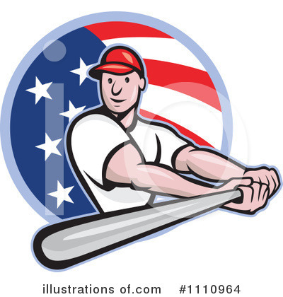 Royalty-Free (RF) Baseball Clipart Illustration by patrimonio - Stock Sample #1110964
