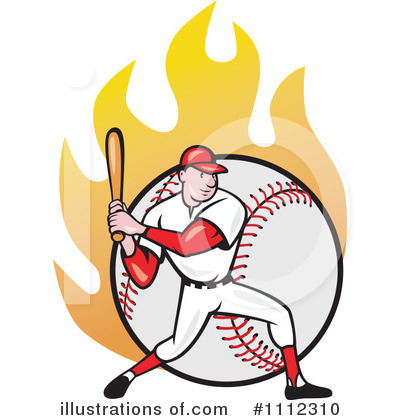Royalty-Free (RF) Baseball Clipart Illustration by patrimonio - Stock Sample #1112310