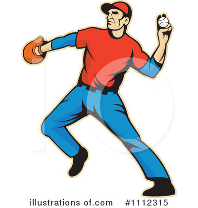 Royalty-Free (RF) Baseball Clipart Illustration by patrimonio - Stock Sample #1112315