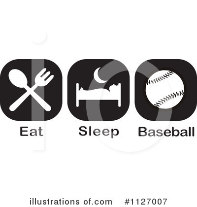 Royalty-Free (RF) Baseball Clipart Illustration by Johnny Sajem - Stock Sample #1127007