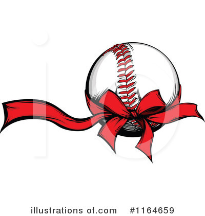 Royalty-Free (RF) Baseball Clipart Illustration by Chromaco - Stock Sample #1164659