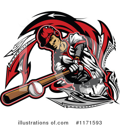 Royalty-Free (RF) Baseball Clipart Illustration by Chromaco - Stock Sample #1171593