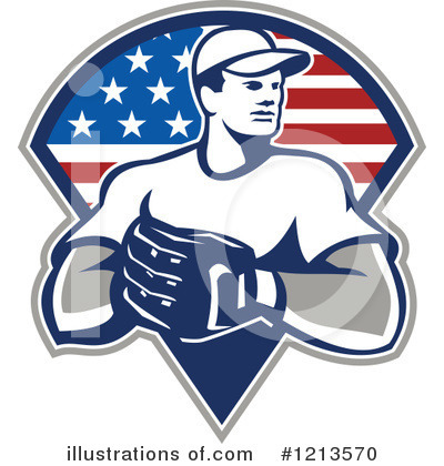 Royalty-Free (RF) Baseball Clipart Illustration by patrimonio - Stock Sample #1213570