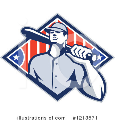 Royalty-Free (RF) Baseball Clipart Illustration by patrimonio - Stock Sample #1213571