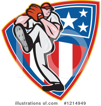 Royalty-Free (RF) Baseball Clipart Illustration by patrimonio - Stock Sample #1214949