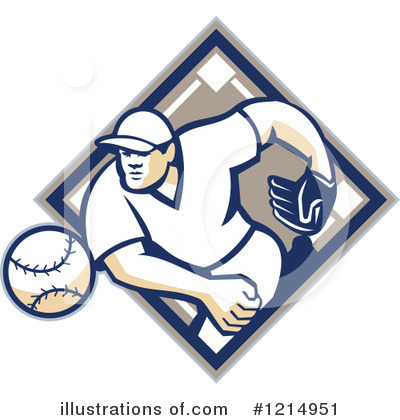 Royalty-Free (RF) Baseball Clipart Illustration by patrimonio - Stock Sample #1214951