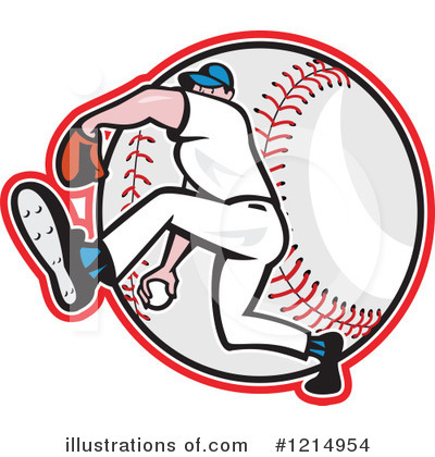 Royalty-Free (RF) Baseball Clipart Illustration by patrimonio - Stock Sample #1214954
