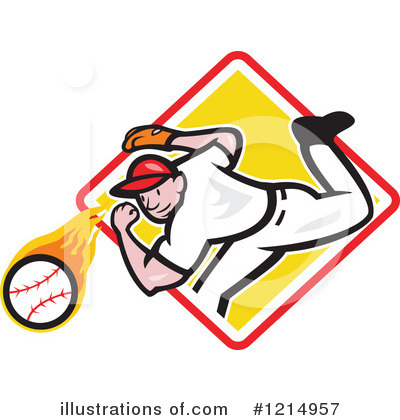 Royalty-Free (RF) Baseball Clipart Illustration by patrimonio - Stock Sample #1214957