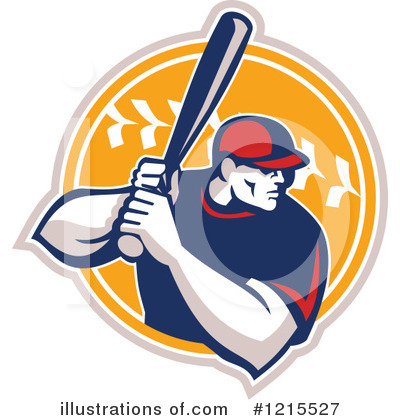 Royalty-Free (RF) Baseball Clipart Illustration by patrimonio - Stock Sample #1215527