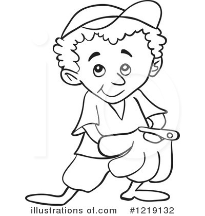 Royalty-Free (RF) Baseball Clipart Illustration by LaffToon - Stock Sample #1219132