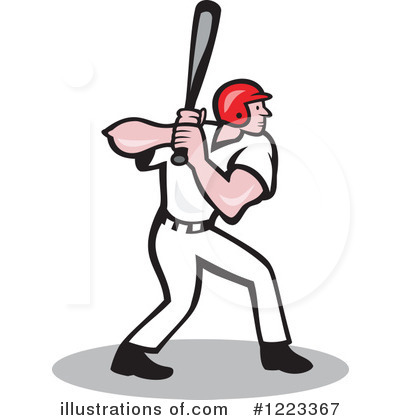 Royalty-Free (RF) Baseball Clipart Illustration by patrimonio - Stock Sample #1223367