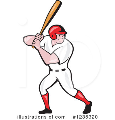Royalty-Free (RF) Baseball Clipart Illustration by patrimonio - Stock Sample #1235320