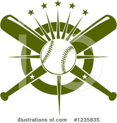 Royalty-Free (RF) Baseball Clipart Illustration by Vector Tradition SM - Stock Sample #1235835