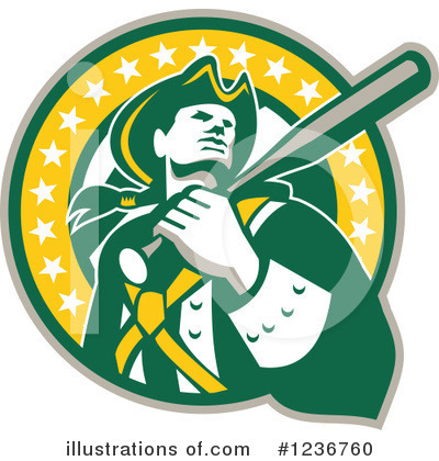 Royalty-Free (RF) Baseball Clipart Illustration by patrimonio - Stock Sample #1236760