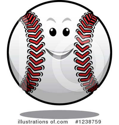 Royalty-Free (RF) Baseball Clipart Illustration by Vector Tradition SM - Stock Sample #1238759