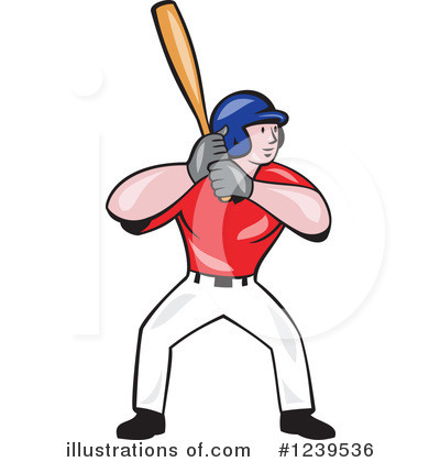 Royalty-Free (RF) Baseball Clipart Illustration by patrimonio - Stock Sample #1239536