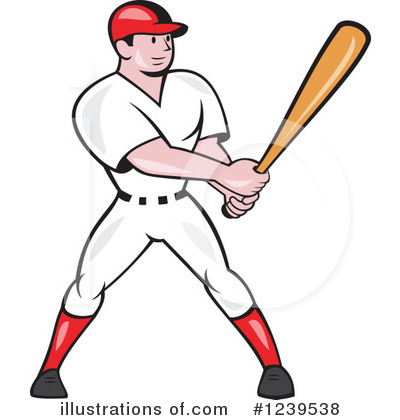 Royalty-Free (RF) Baseball Clipart Illustration by patrimonio - Stock Sample #1239538
