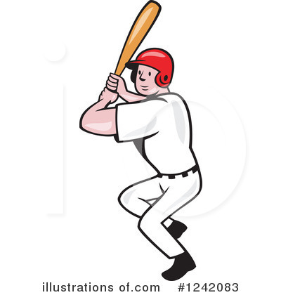 Royalty-Free (RF) Baseball Clipart Illustration by patrimonio - Stock Sample #1242083