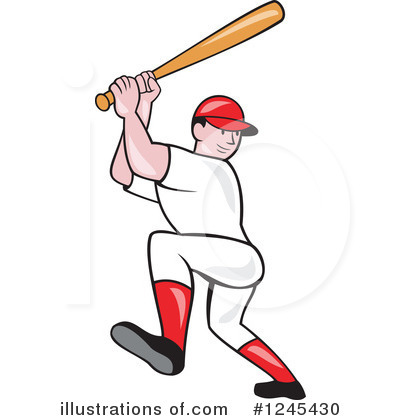 Royalty-Free (RF) Baseball Clipart Illustration by patrimonio - Stock Sample #1245430