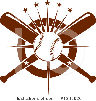 Royalty-Free (RF) Baseball Clipart Illustration by Vector Tradition SM - Stock Sample #1246620
