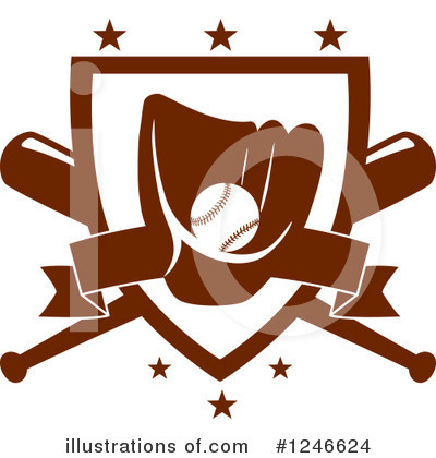 Royalty-Free (RF) Baseball Clipart Illustration by Vector Tradition SM - Stock Sample #1246624