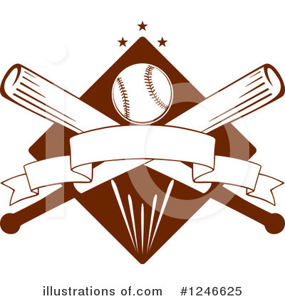 Royalty-Free (RF) Baseball Clipart Illustration by Vector Tradition SM - Stock Sample #1246625